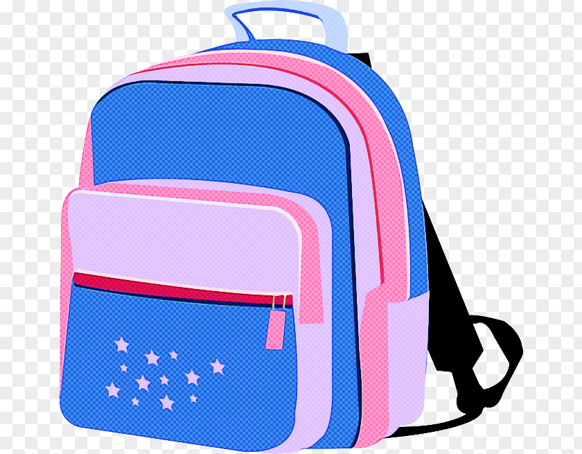 Backpack Electric Blue Shoulder Bag M Cobalt PNG