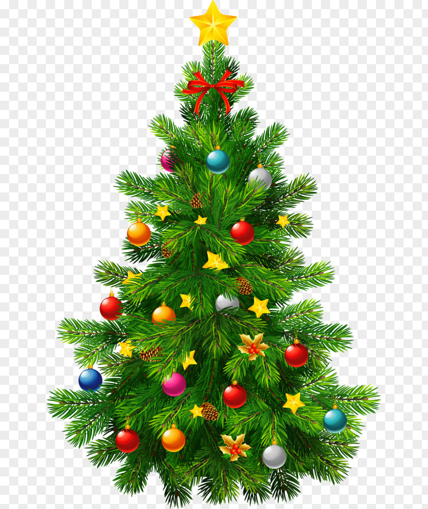 Christmas Tree Clip Art Santa Claus Day Fir PNG