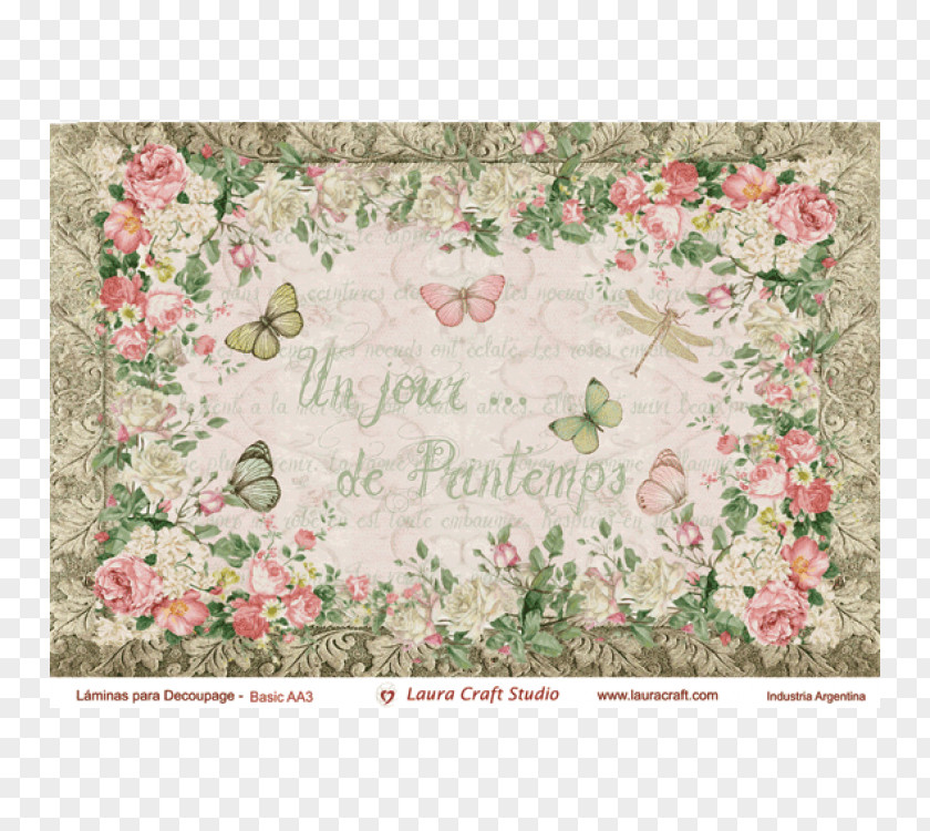 Flower Borders And Frames Clip Art Image PNG