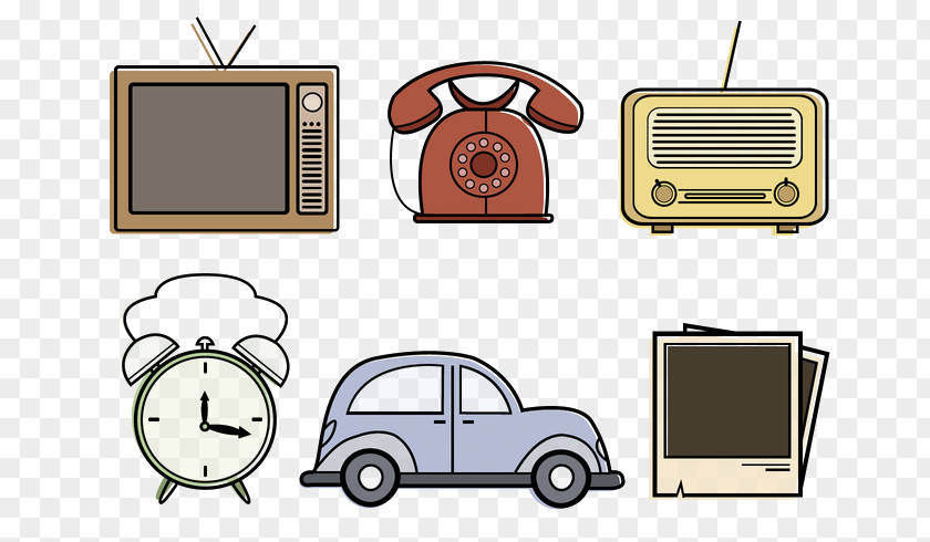 Retro Objects Vintage Object PNG