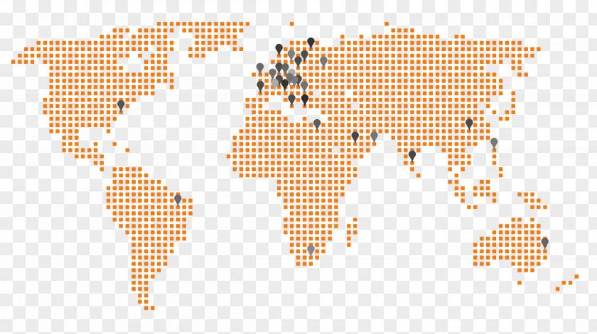 World Map Critical Link LLC PNG