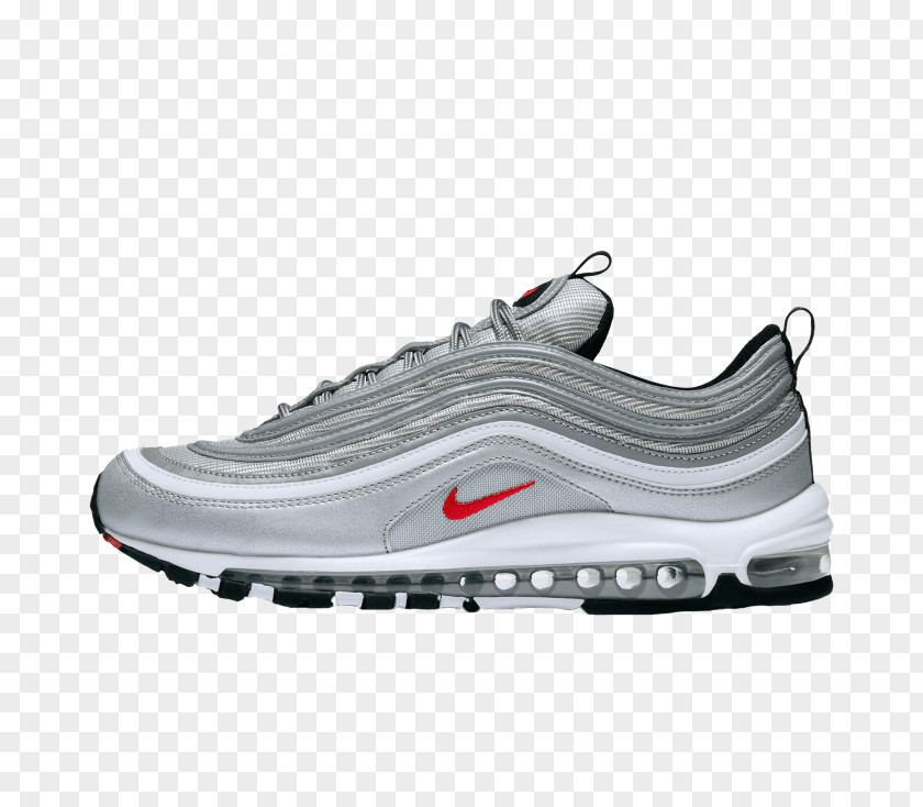 Air Max 97 Nike Silver Shoe Sneakers PNG