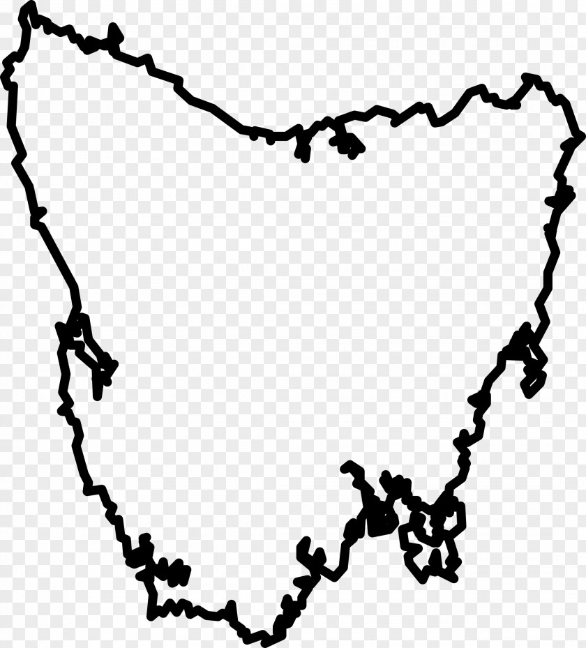 Australia Tasmania World Map Blank Clip Art PNG