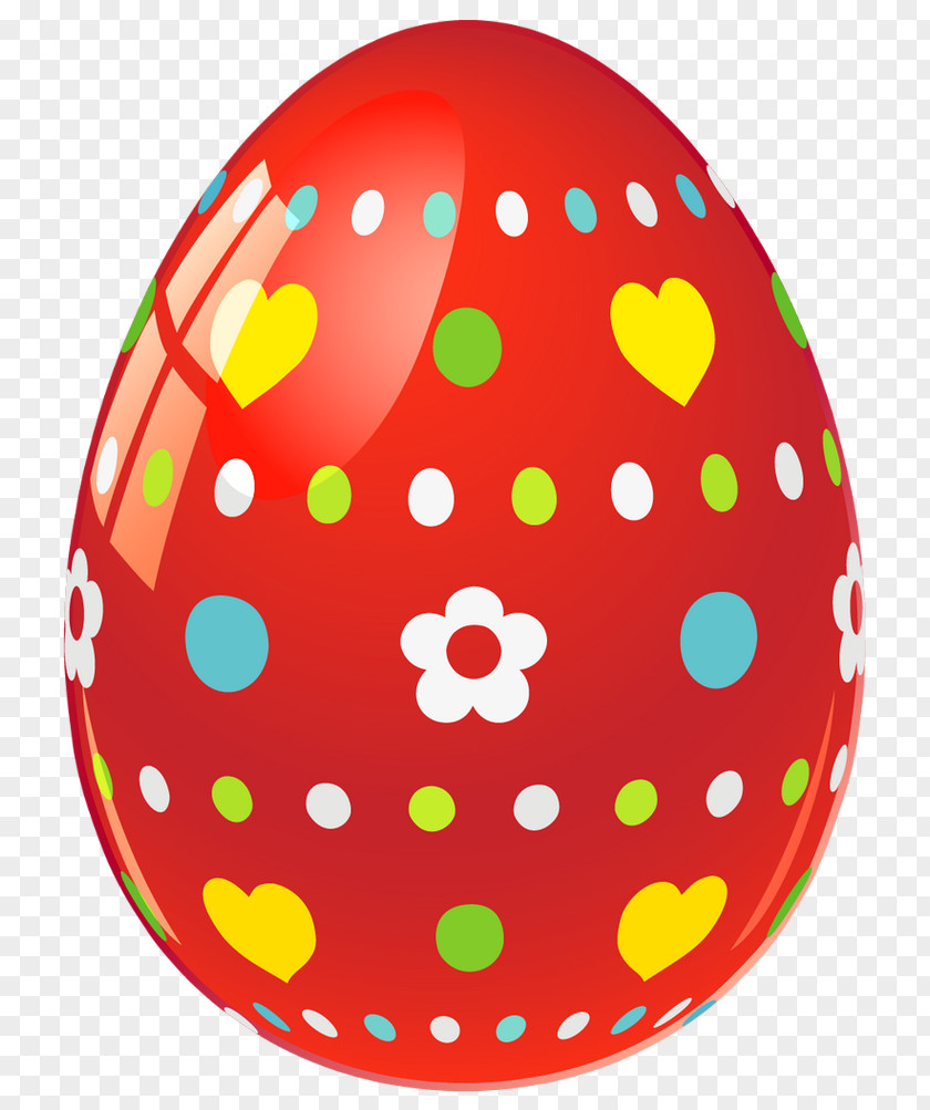 Easter Red Egg Bunny Clip Art PNG