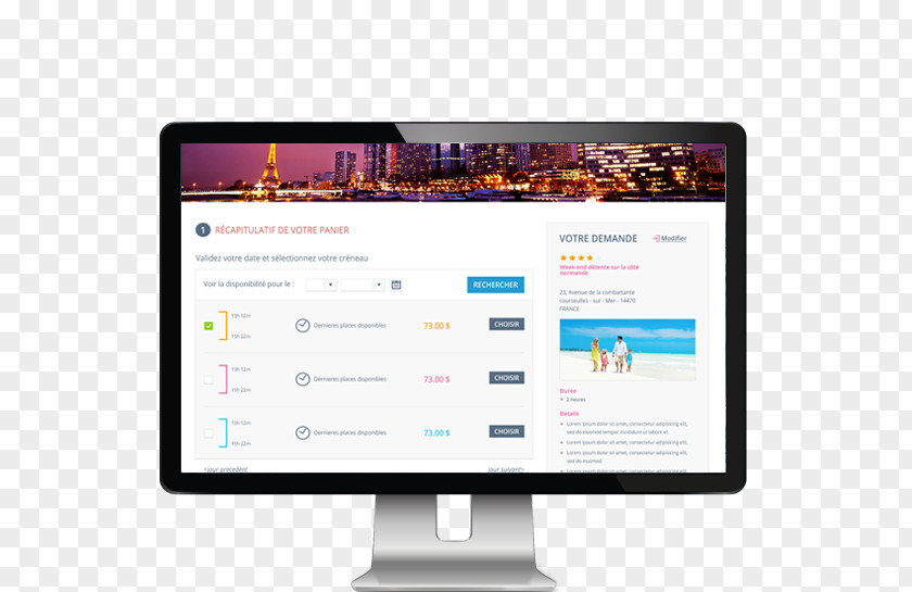 Reservation Computer Software Monitors Multimedia Internet Web Page PNG