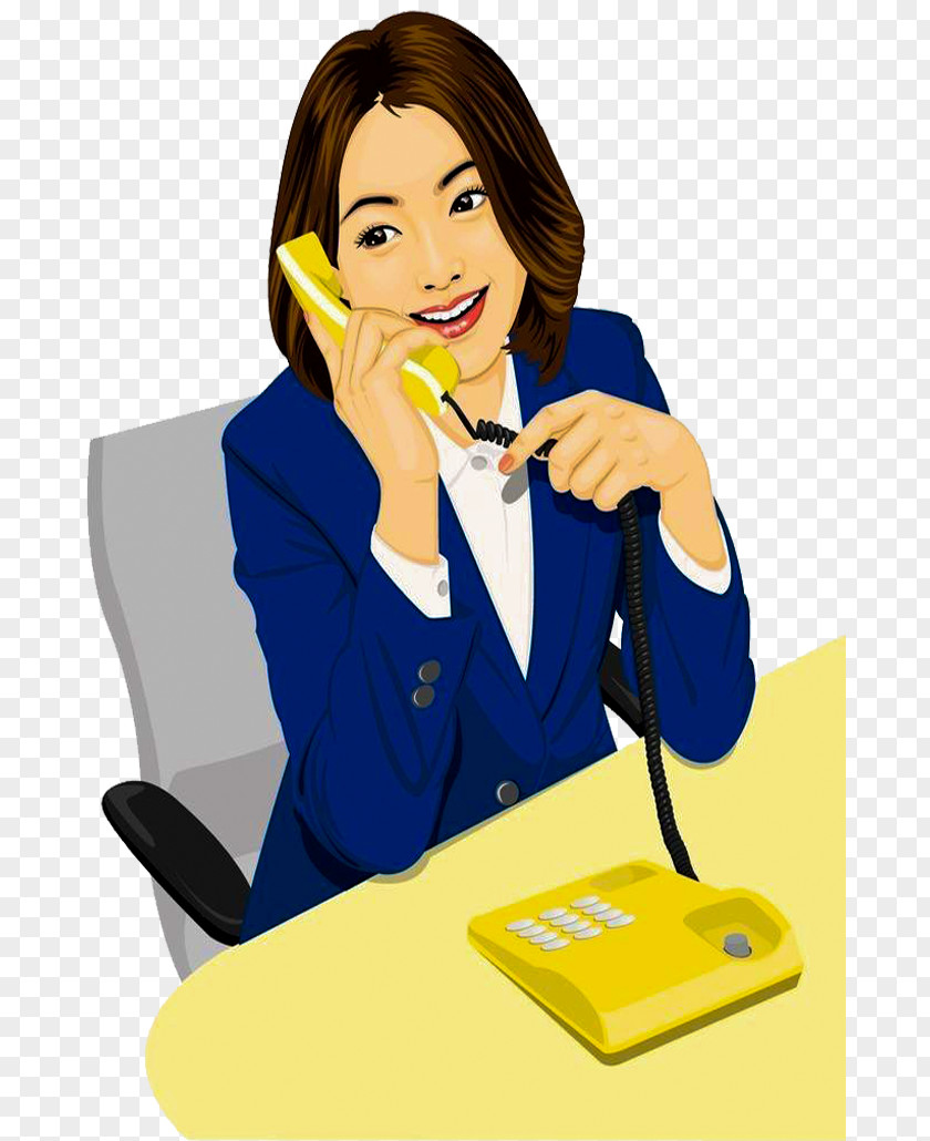 The Lady Answers Phone Samsung Galaxy S Plus Telephone Call Landline PNG