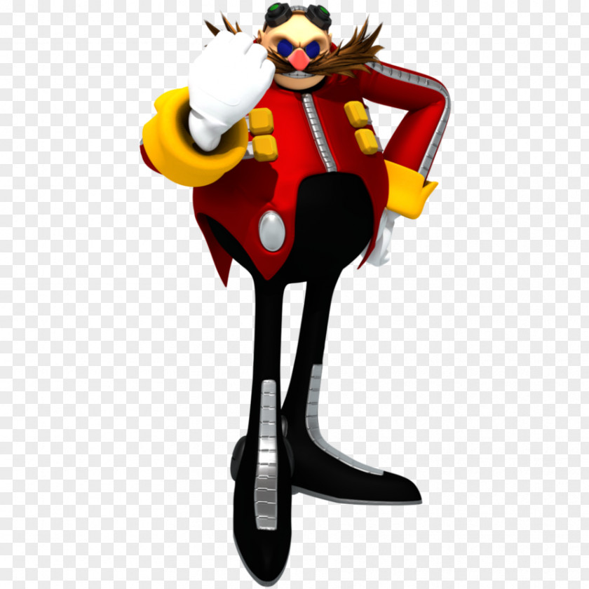 Cartoon Knight Sonic 3D Doctor Eggman Free Riders Generations PNG