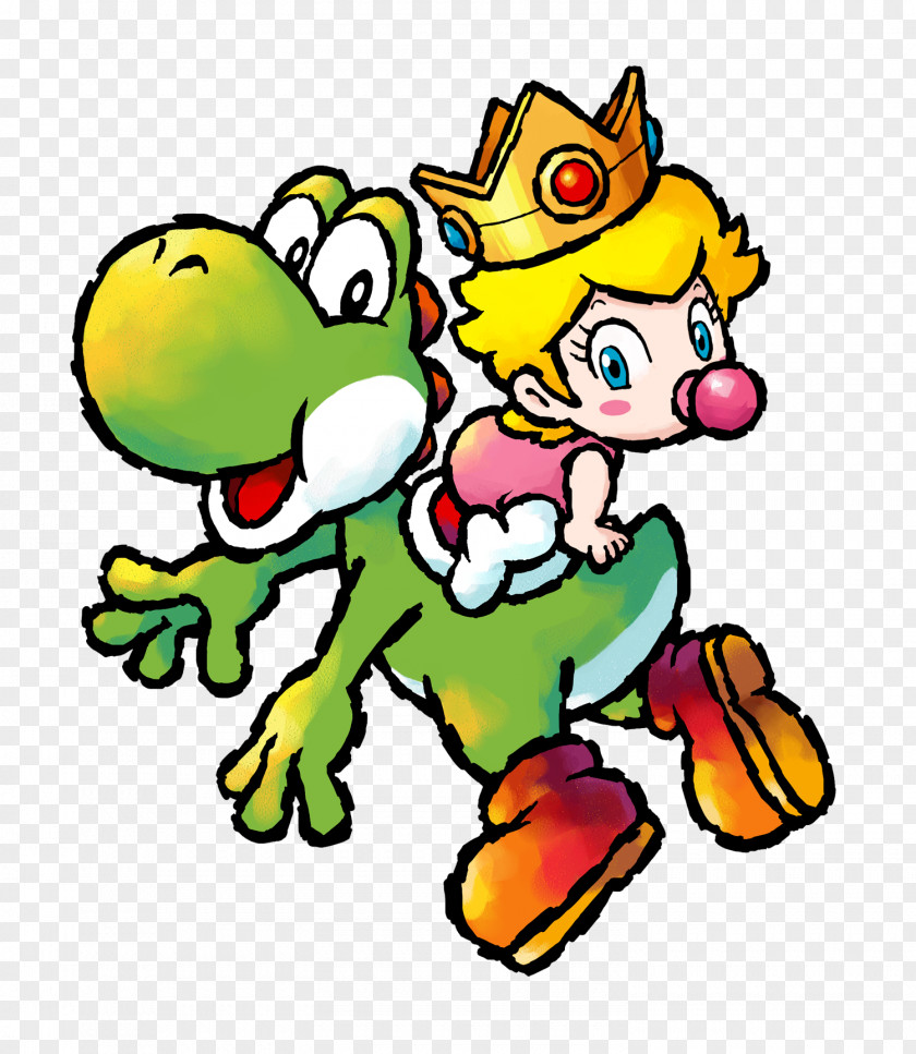 Yoshi Super Mario World 2: Yoshi's Island & DS New Princess Peach PNG