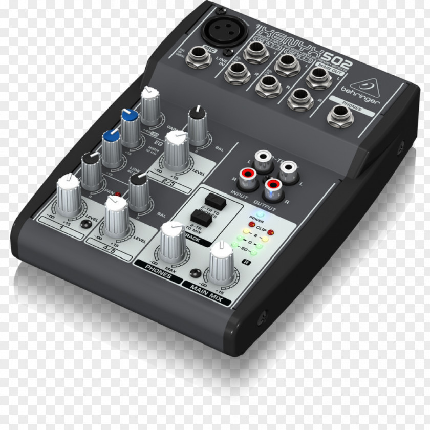 Audio Mixers Behringer Xenyx 802 502 302USB PNG