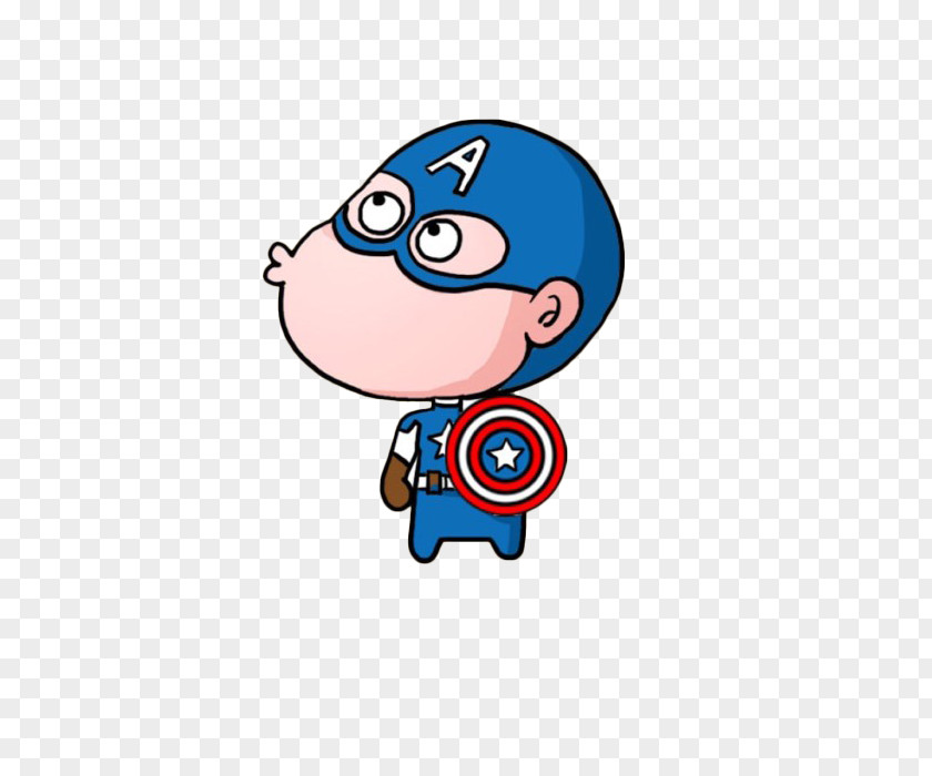 Cartoon To Captain America Spider-Man Iron Man PNG