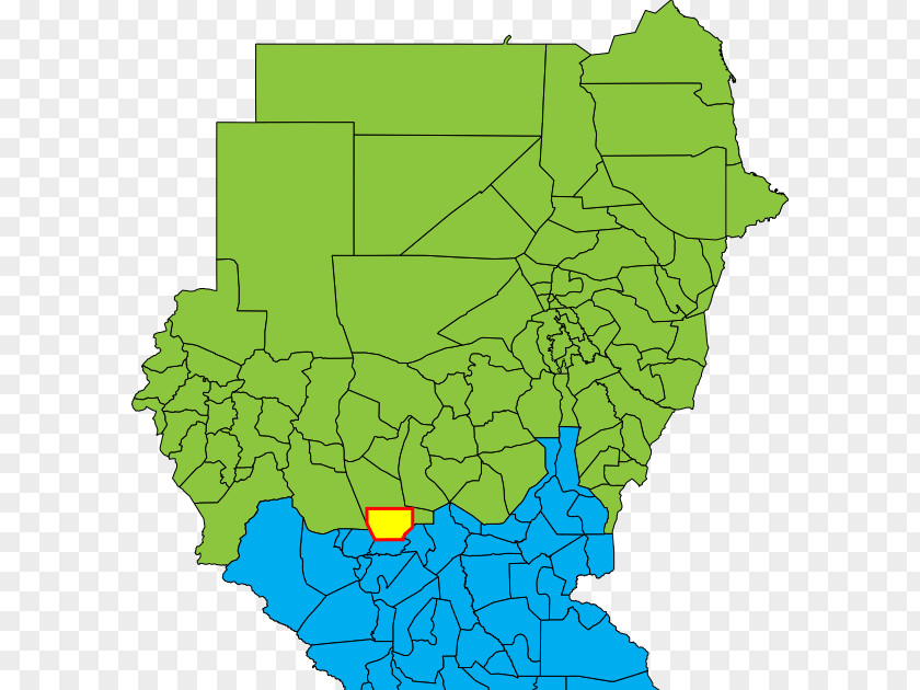 Map South Sudanese Independence Referendum, 2011 Khartoum Comprehensive Peace Agreement Second Civil War PNG