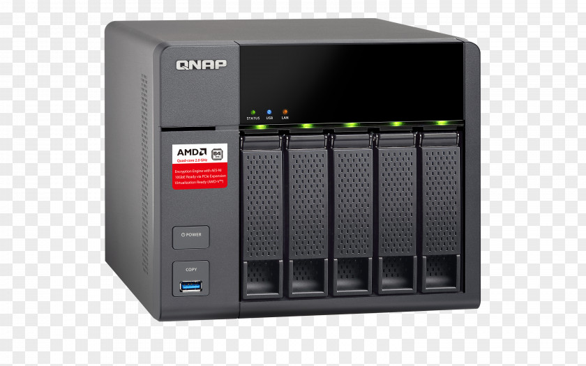 QNAP TS-563 TS-431X-2G Disk Array TS-531P Amazon.com PNG