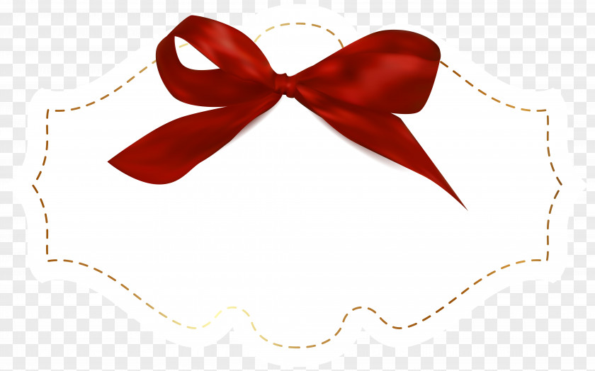 Label With Red Bow Template Clipart Image Ribbon Download Award PNG