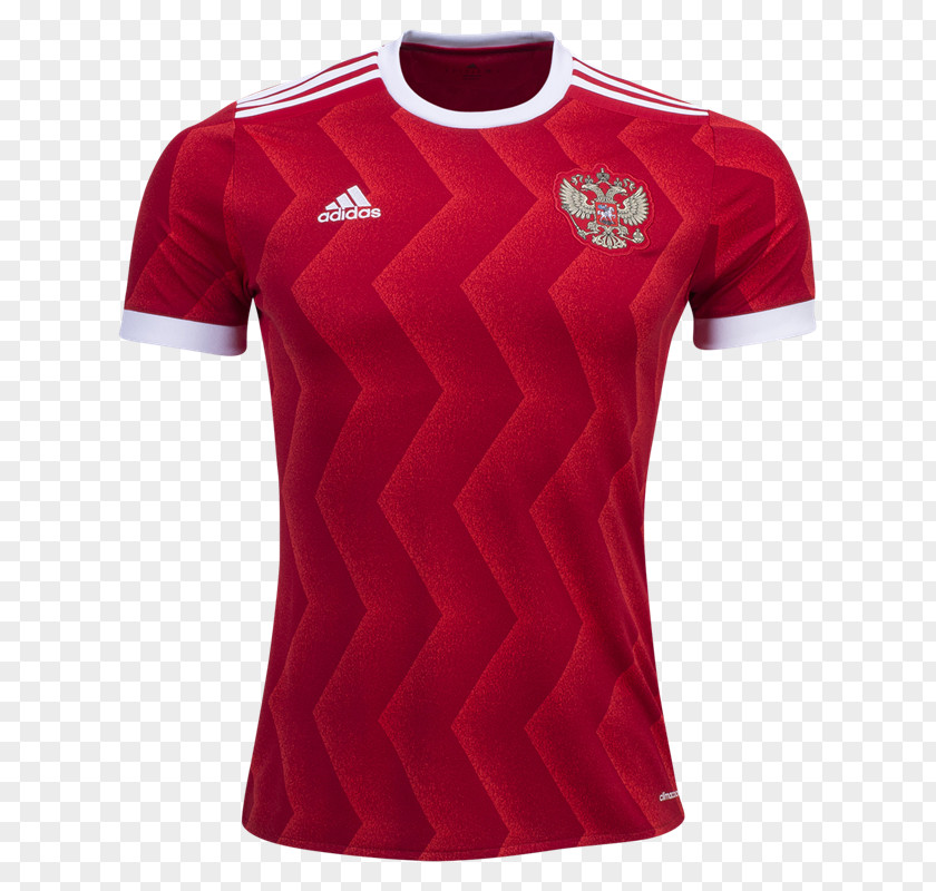 RUSSIA 2018 FIFA World Cup Spain National Football Team Jersey Adidas Shirt PNG