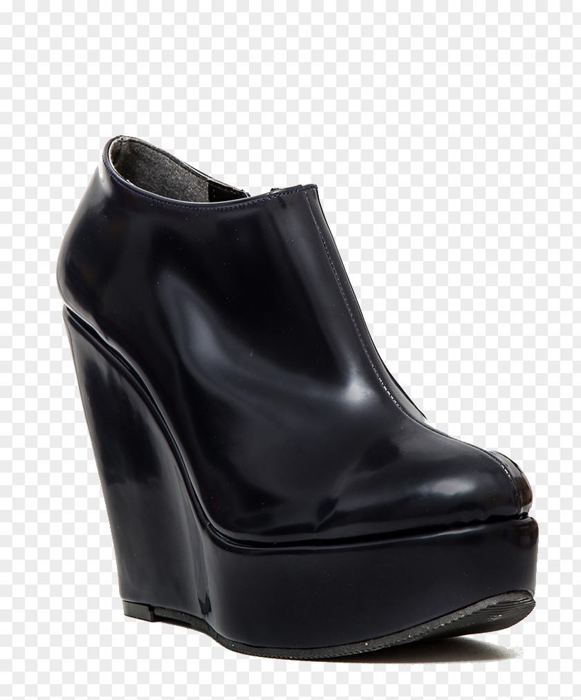 Boot Leather Wedge Oxford Shoe PNG