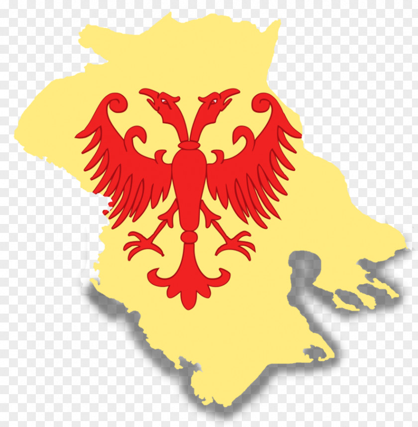 Flag Serbian Empire Of Serbia Principality PNG