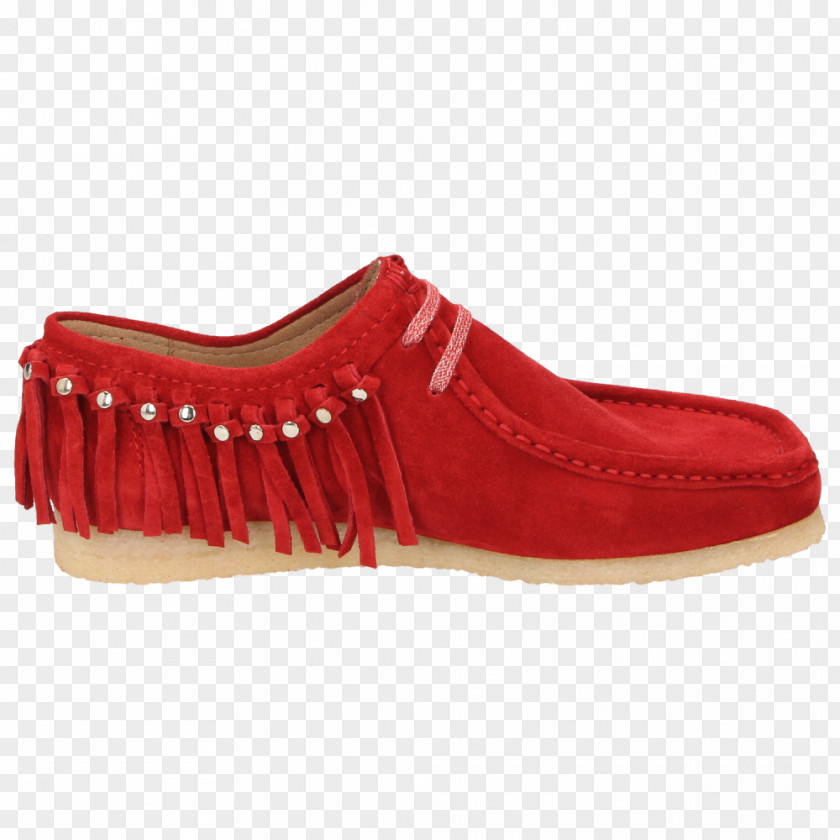 Shoe Sale Page Moccasin Suede Sioux Red PNG