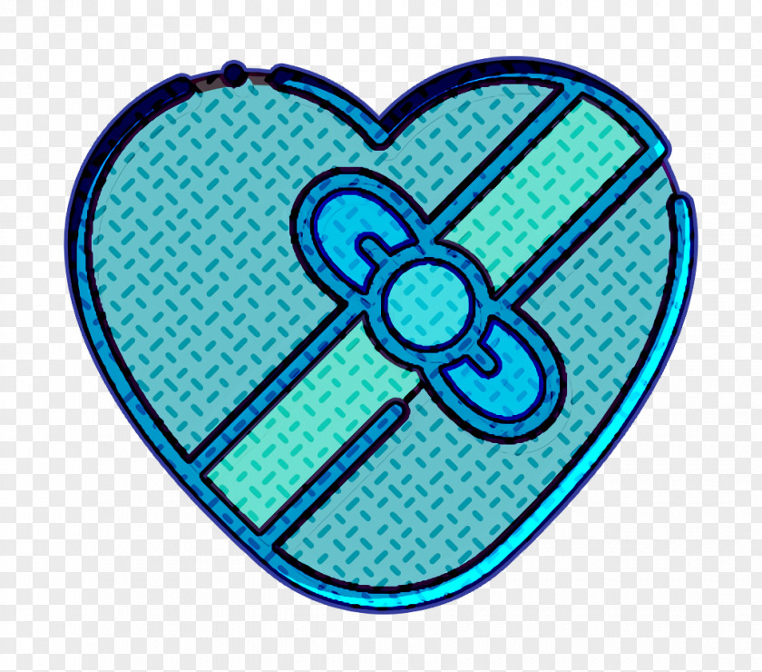 Symbol Teal Heart Icon Love Marriage PNG