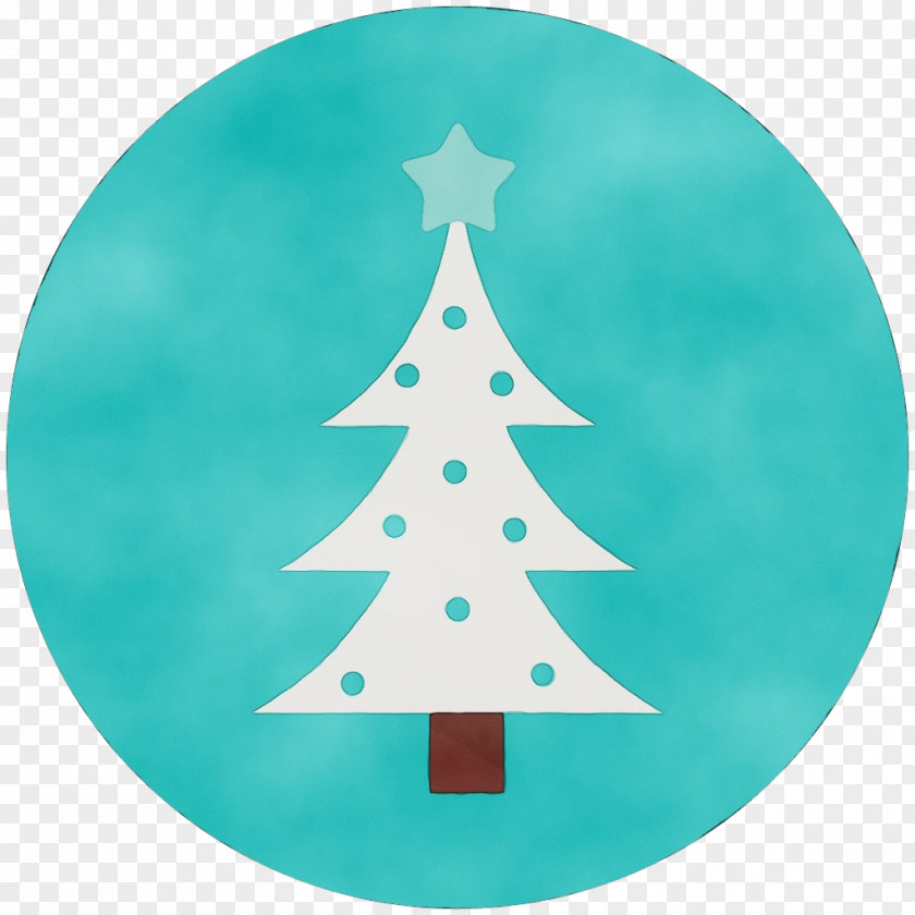 Tree Plate Christmas PNG