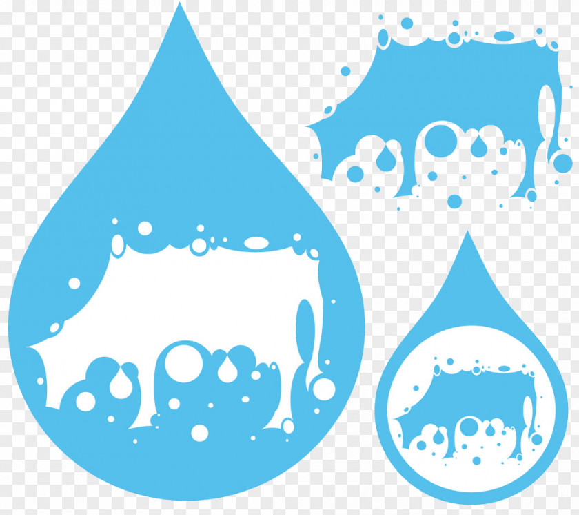 Water Droplets And Ink Jet Milk Clip Art PNG