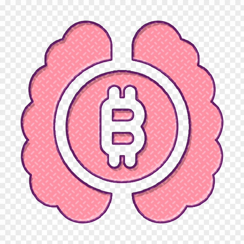 Bitcoin Icon Brain PNG