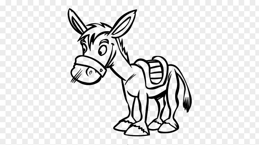 Donkey Drawing Royalty-free Clip Art PNG