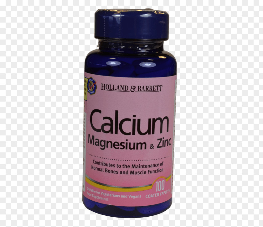 Tablet Dietary Supplement Magnesium Calcium Vitamin D Holland & Barrett PNG
