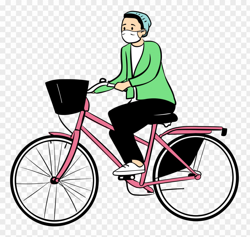 Woman Bicycle Bike PNG