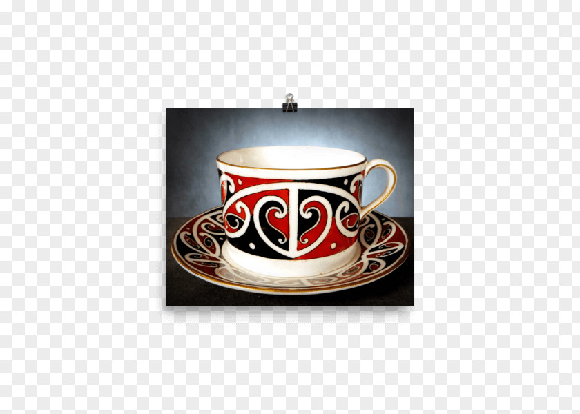 Coffee Shop Poster Cup Saucer Porcelain Mug PNG