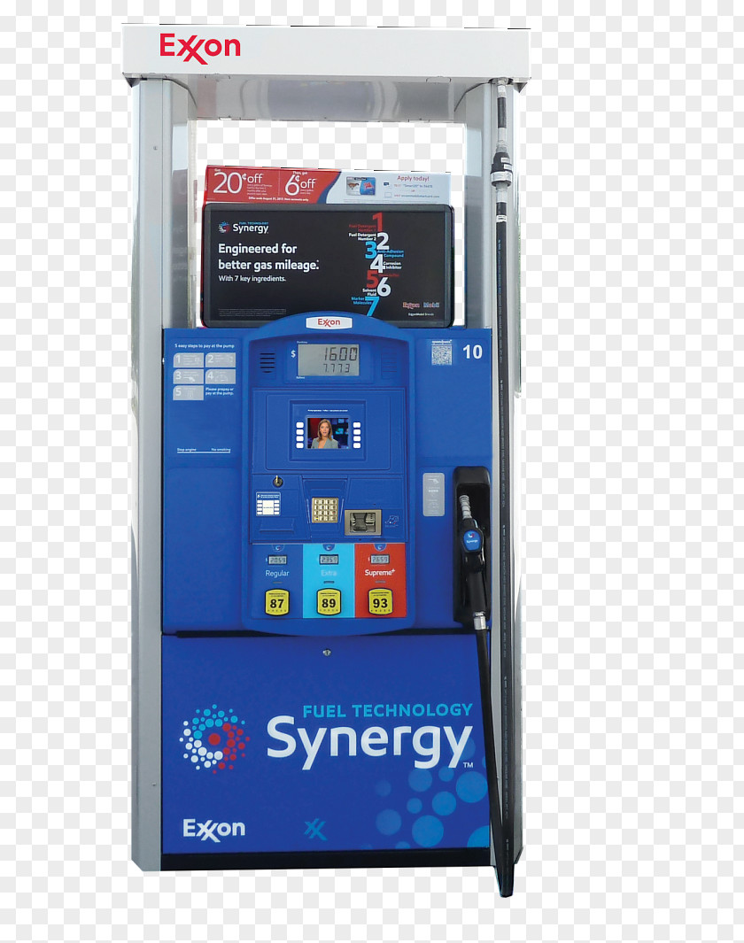 Fuel Dispenser Gilbarco Veeder-Root ExxonMobil Esso PNG