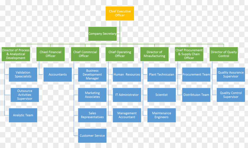 Service Industry Organizational Chart Structure Company Business PNG