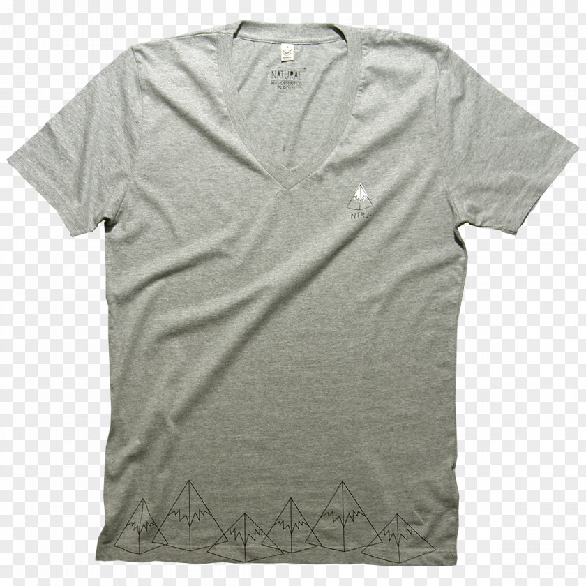 T-shirt Shoulder Sleeve Grey PNG