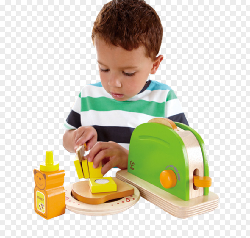 Toast Toaster Toy Kitchen Set With Accessories PNG