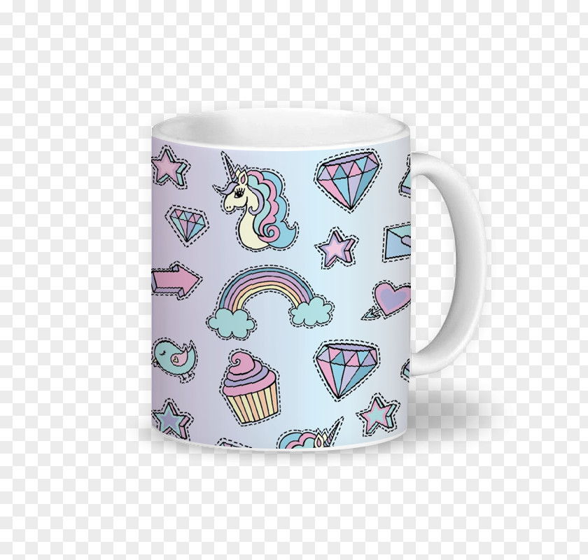 Unicorn LASHES Art Museum Printmaking Artist Coffee Cup PNG