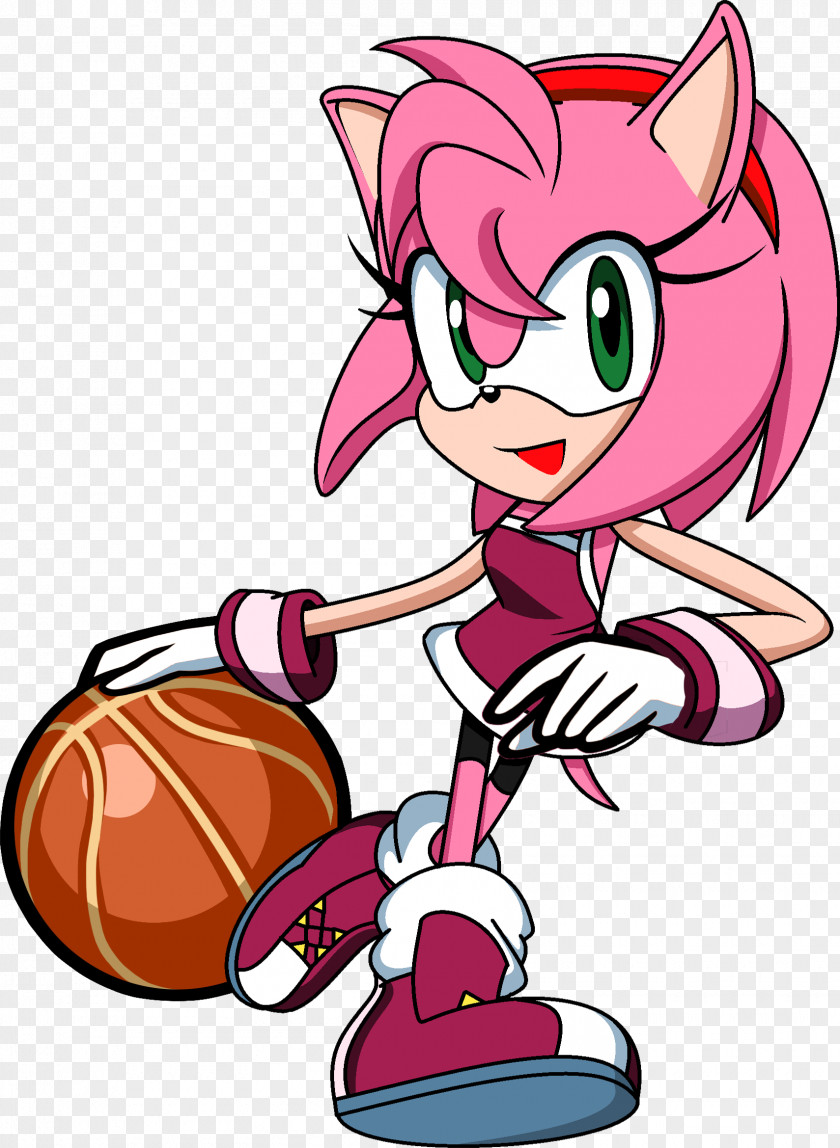 Amy Mario & Sonic At The Olympic Games Hoops 3-on-3 Princess Peach Rose PNG