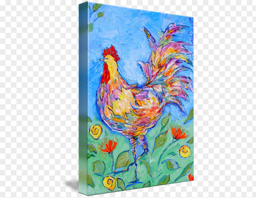 Chicken Pop Rooster Painting Art PNG