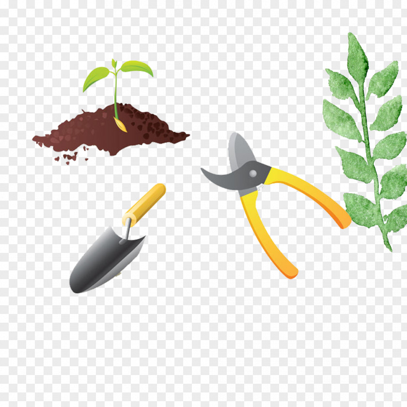 Gardener Shovel Garden Tool PNG