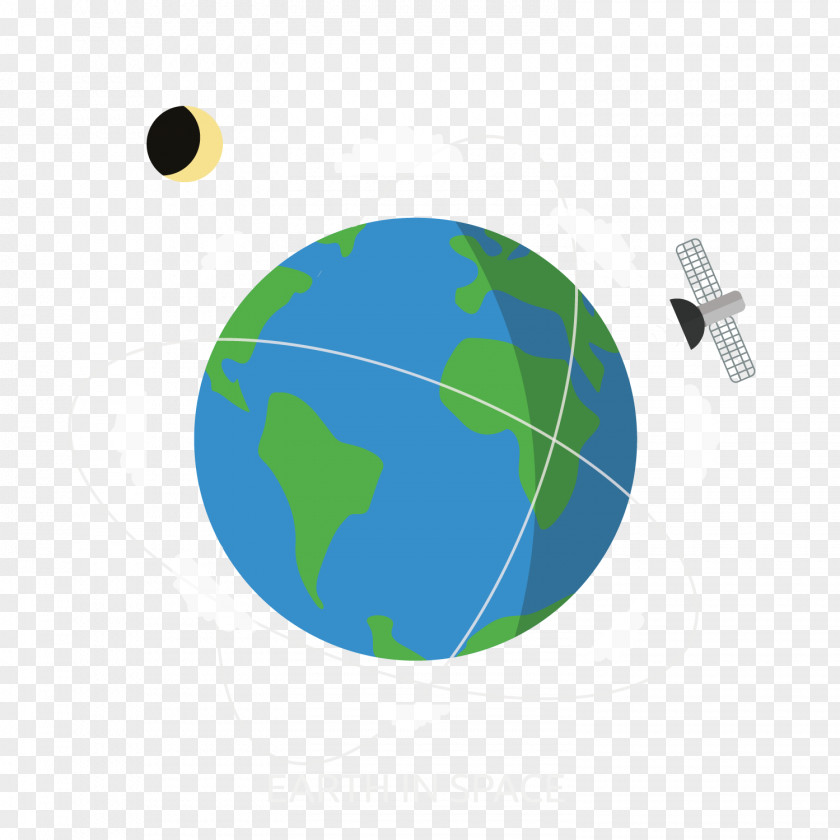 Outer Space Planet Earth Globe Sky Green PNG