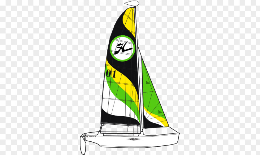 Rudder Car Hobie Cat 16 Catamaran Boat Sail PNG