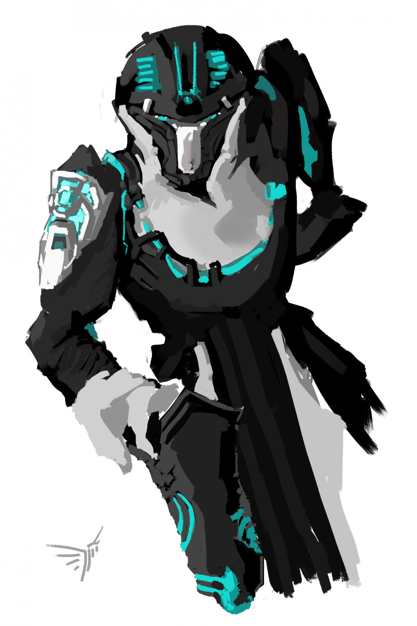 Warframe Loki Limbo Fan Art PNG