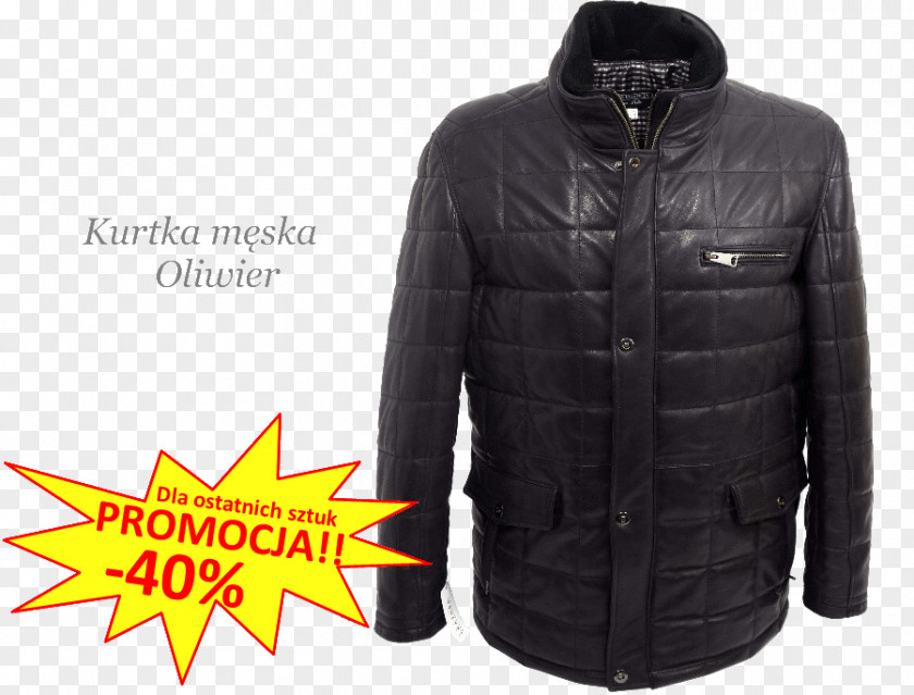40 Discount Leather Jacket Coat Outerwear Sleeve Product PNG