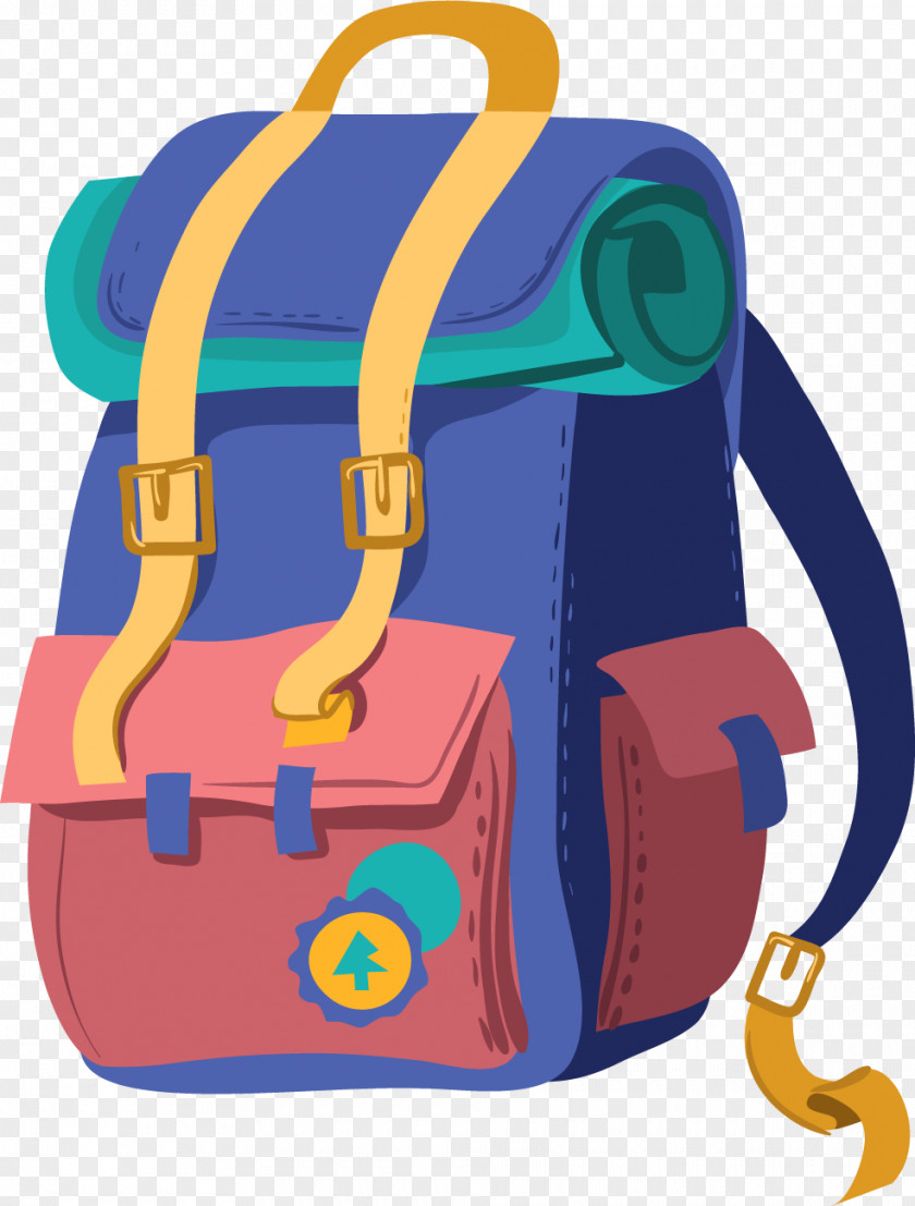 Backpack Decorative Pattern Vector Material Free Buckle Euclidean Clip Art PNG
