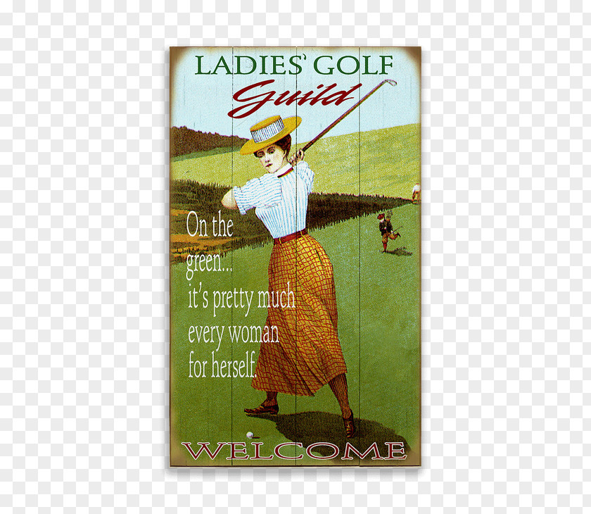 Golf Child Mother's Day Wood PNG