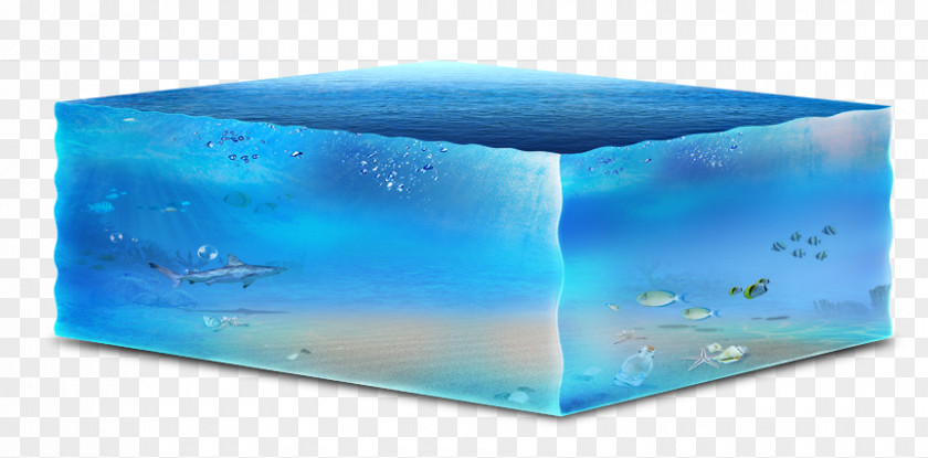 Ice Turquoise Plastic Water Rectangle PNG