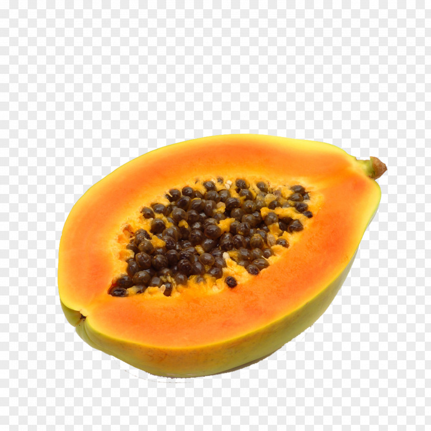 Papaya Ice Cream Raw Foodism Seed Fruit PNG