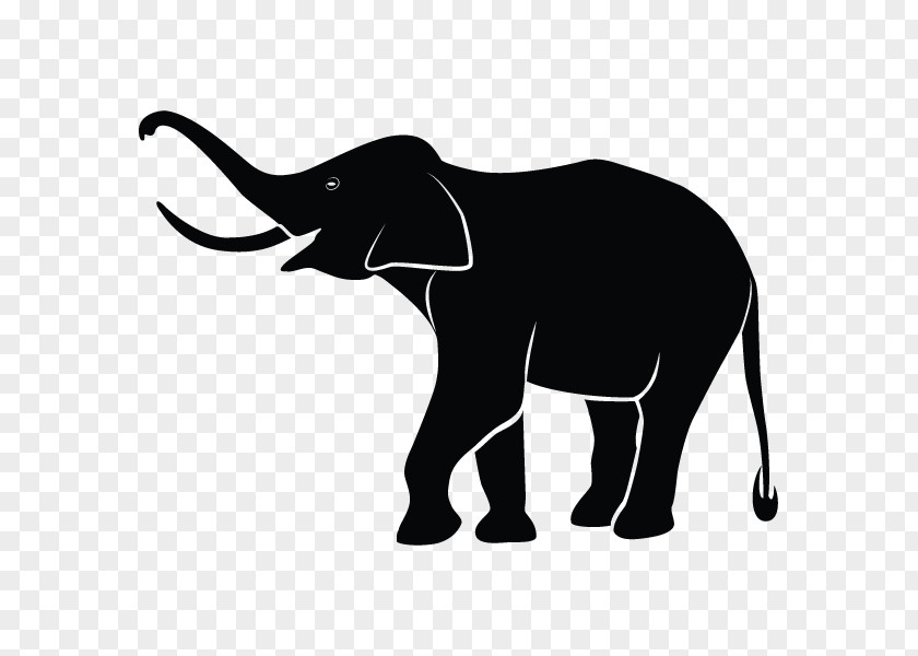 Silhouette Asian Elephant Elephantidae Clip Art PNG