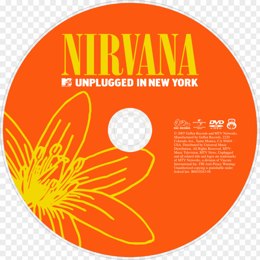 Unplugged The Nirvana Logo MTV In New York PNG