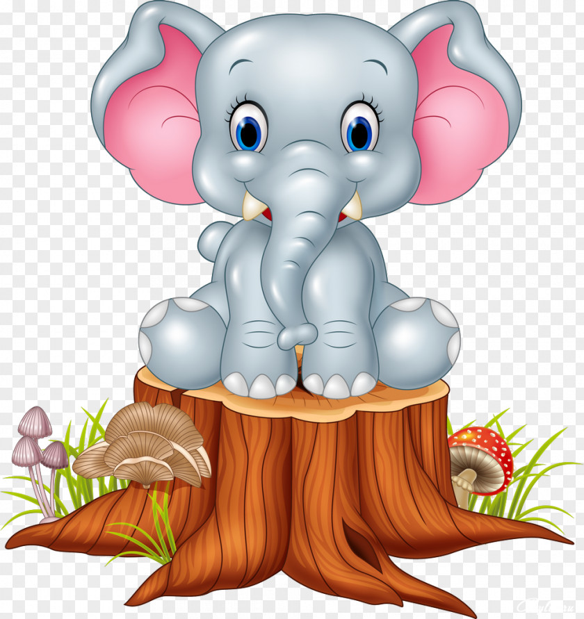 ANIMAl Cartoon Elephant Clip Art PNG