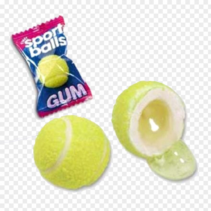 Bubble Gum Balls Chewing Tennis PNG