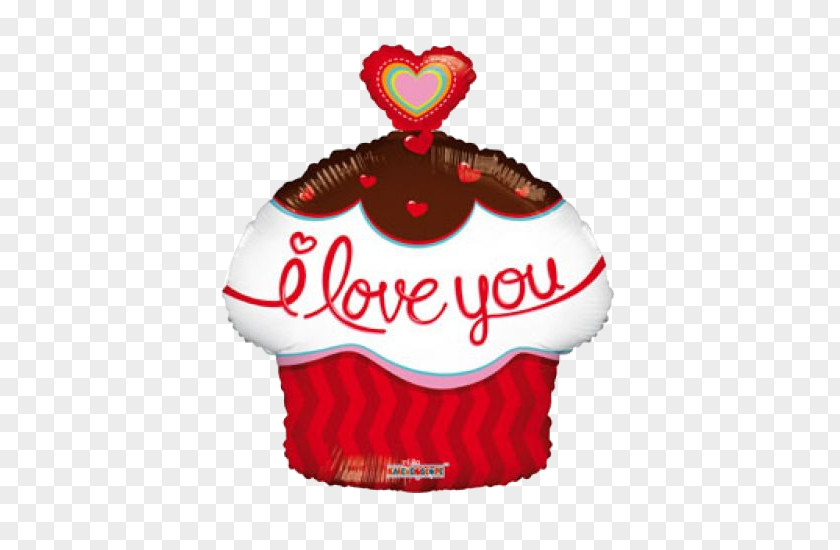 Love Party Cupcake Toy Balloon Heart Valentine's Day PNG